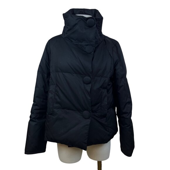 Kenneth Cole Jackets & Blazers - Kenneth Cole New York Womens Black Puffer Jacket With High Neck Size S
